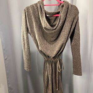 Tandem Brown Metallic Dress